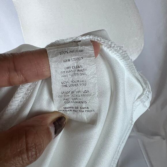 Show Me Your Mumu Women's Heather Halter Maxi Dress Size Medium Magnolia Wedding - Picture 6 of 6